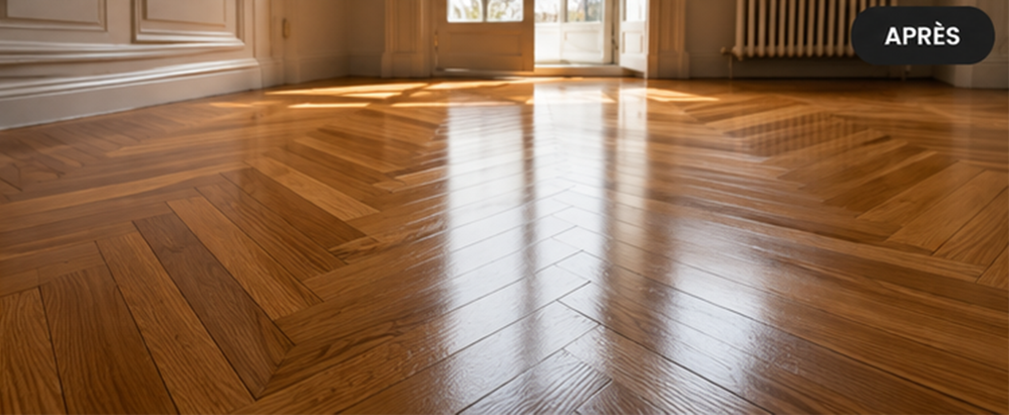 Rénovation de sol - Après